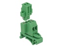 Delock Hutschiene  Terminalblock  2Pin, mit Schraubverriegelung