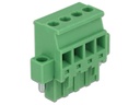 Delock Hutschiene  Terminalblock 4Pin, mit Schraubverriegelung