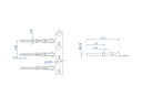 Delock Crimp-Kontakte für D-Sub HD Crimp Stecker 40 Stück