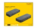 Delock KVM Switch 2 Port Displayport 1.4 mit USB3.0 &amp; Audio 8k 30Hz