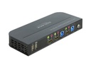 Delock KVM Switch 2 Port HDMI mit USB 3.0 und Audio 4k 60Hz