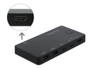 Delock KVM Switch 2 Port HDMI/USB-C 4K/60Hz