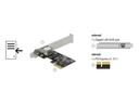 Delock Netzwerkkarte RJ45 Gigabit PCI-Express x1