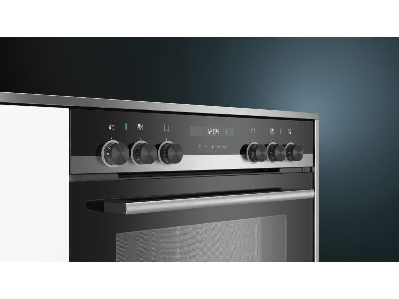 Siemens Einbauherd HE517ABS0C A, Schwarz/Silber