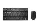Rapoo Tastatur-Maus-Set 8000M Schwarz/Grau