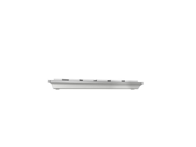 Cherry Tastatur-Maus-Set DW 9100 Slim Weiss / Silber