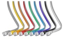 SLIM Slimpatchkabel  Cat 6, STP, 0.1 m, Blau