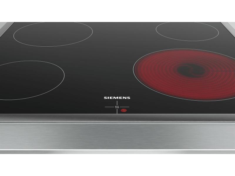 Siemens Glaskeramik-Kochfeld iQ100, 60 cm Flachrahmen-Design