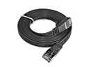 SLIM Slimpatchkabel  Cat 6, STP, 0.1 m, Schwarz