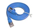 SLIM Slimpatchkabel  Cat 6, STP, 0.15 m, Blau