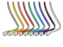 SLIM Slimpatchkabel  Cat 6, STP, 0.75 m, Rot