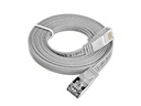 SLIM Slimpatchkabel  Cat 6, STP, 7.5 m, Grau