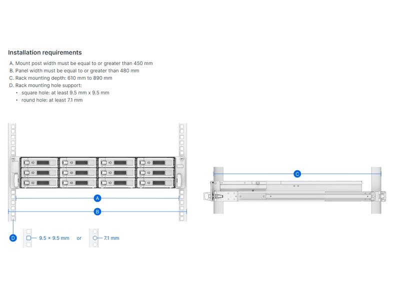 Synology Rackmount-Kit RKS-02 Sliding