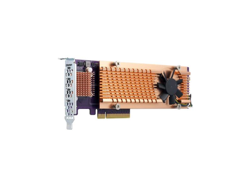 QNAP Erweiterungskarte  Quad NVMe SSD M.2 2280