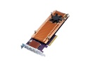 QNAP Erweiterungskarte  Quad NVMe SSD M.2 2280