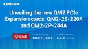 QNAP Erweiterungskarte  PCIe (Gen2 x 4) NVMe SSD