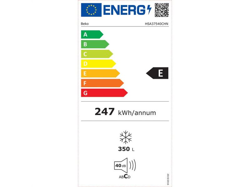 Beko Gefriertruhe HSA37540CHN 350 l