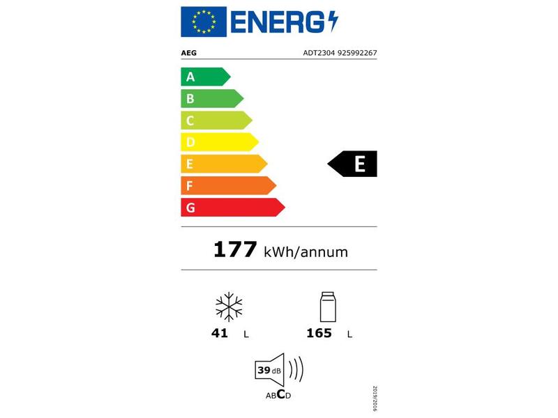 AEG by Electrolux Kühl-Gefrierkombination ADT2304 Rechts/Wechselbar