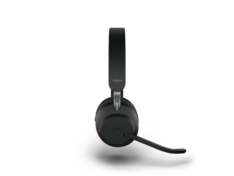 Jabra Headset Evolve2 65 Duo UC Schwarz, USB-A, Ladestation