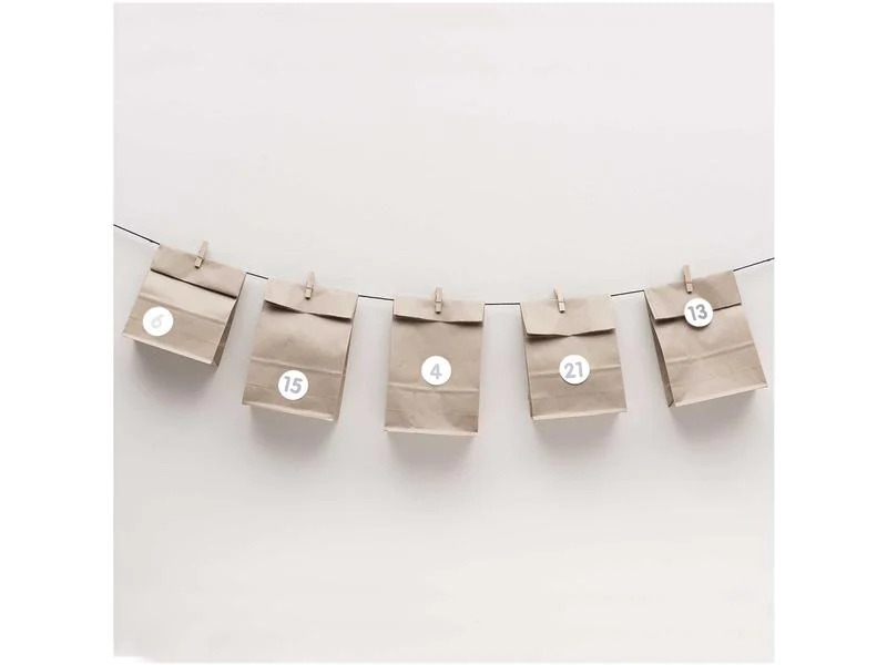 Rico Design Adventskalender Set Grau