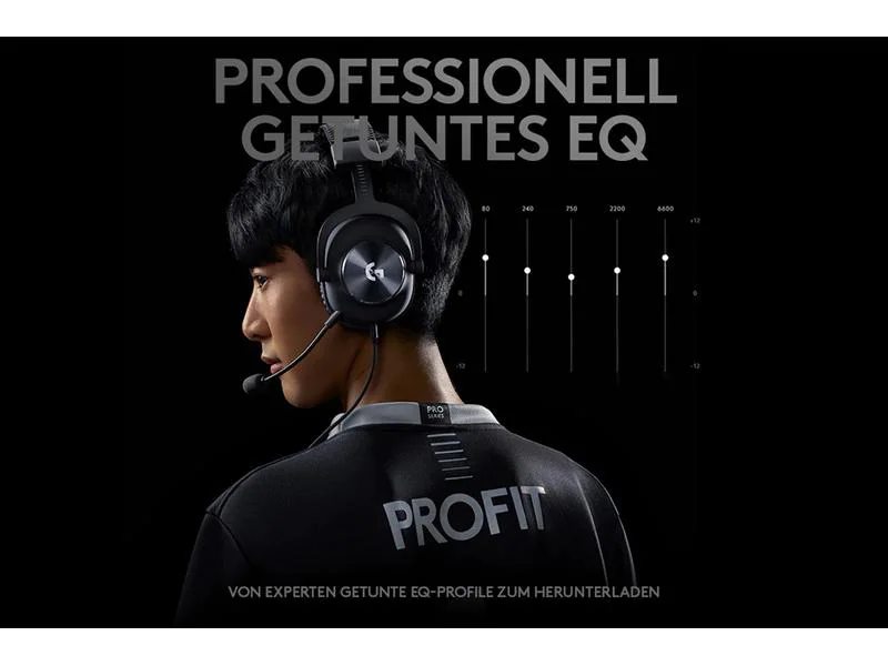 Logitech Headset G PRO X Gaming 7.1 Surround Schwarz