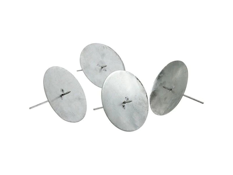 Creativ Company Adventskerzen Halter Ø 7 cm 4 Stück, Silber