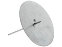Creativ Company Adventskerzen Halter Ø 7 cm 4 Stück, Silber