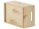 Holz Zollhaus Stapelbox Kiefer 20 x 14 x 30 cm, Braun