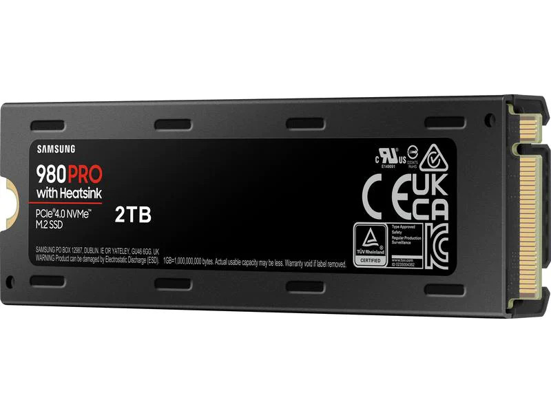 Samsung SSD 980 PRO M.2 2280 NVMe 2000 GB Heatsink