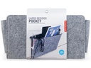 Kikkerland Aufbewahrungstasche Bedside Caddy Grau