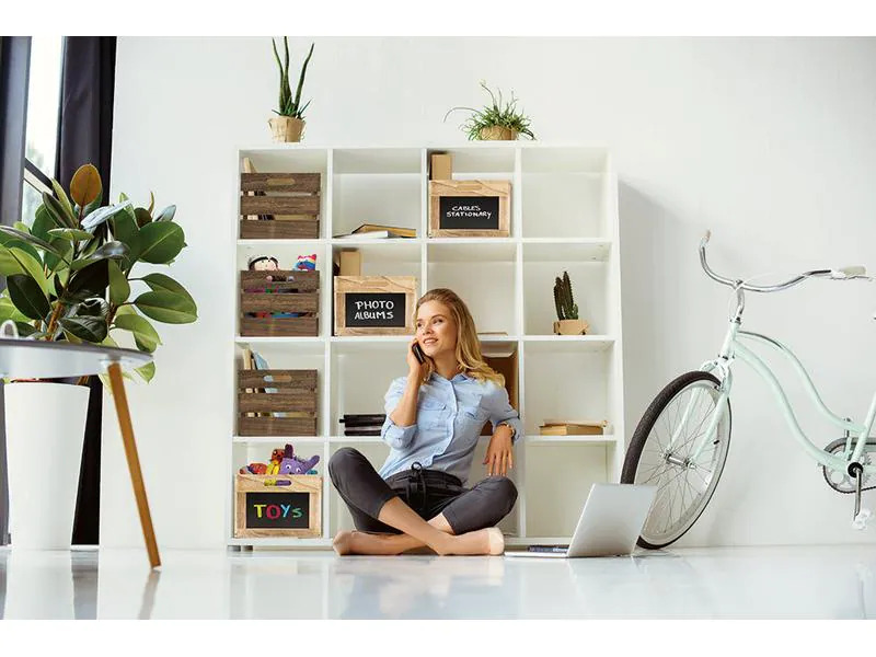 Securit Aufbewahrungsbox 21 x 35 x 28.3 cm Braun