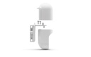 Ubiquiti Wandhalterung UVC-G3-FLEX-PWM-WT Weiss 1 Stück