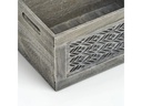 Zeller Present Aufbewahrungsbox Leaves Grau