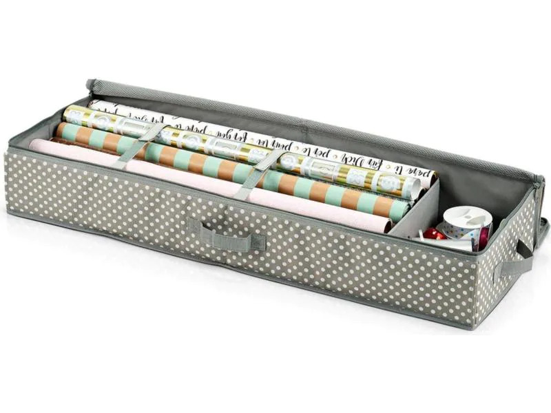 Zeller Present Geschenkpapierhalter 90 x 12 x 30 cm Grau