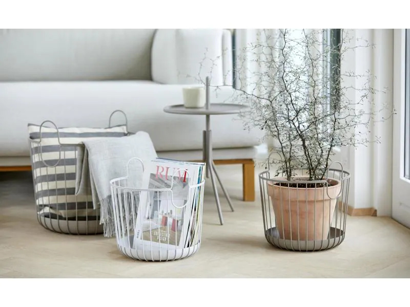 Zone Denmark Aufbewahrungskorb INU Ø 40.6 cm Taupe