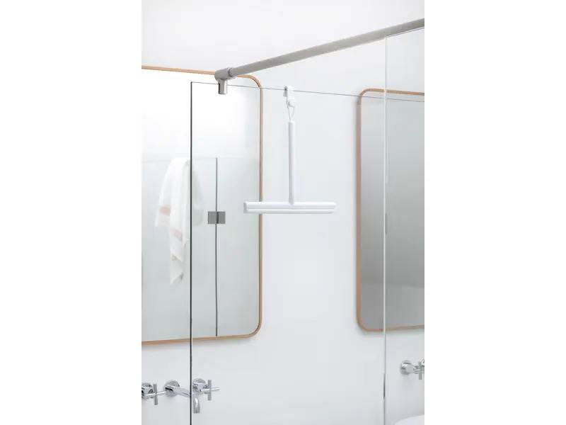 Brabantia Duschabzieher mit Haken 24 cm, Weiss