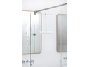 Brabantia Duschabzieher mit Haken 24 cm, Weiss