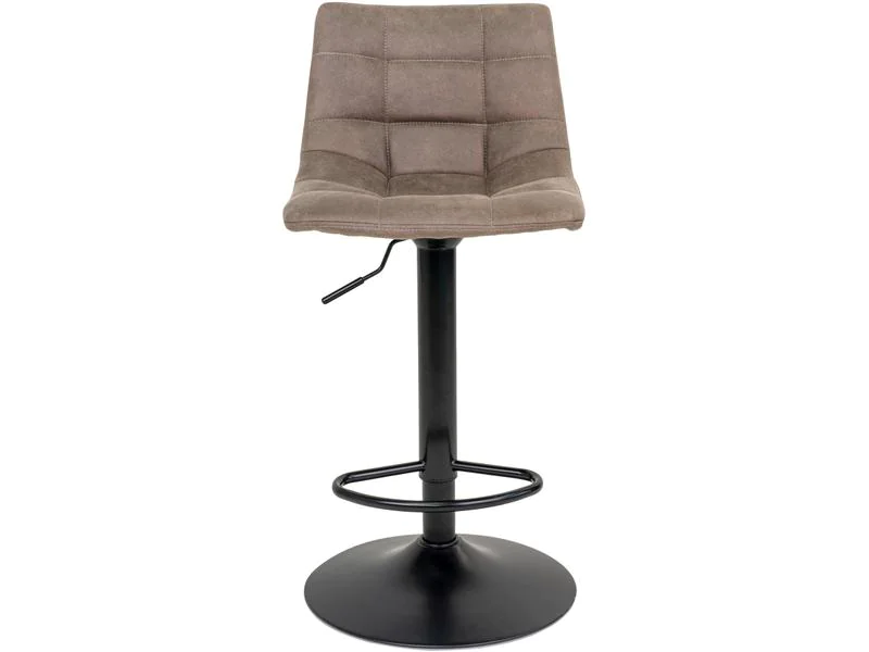 House Nordic Barhocker Middelfart 2 Stück, 86 x 55 cm, Aschbraun/Schwarz