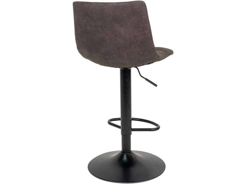 House Nordic Barhocker Middelfart 2 Stück, 86 x 55 cm, Dunkelgrau/Schwarz