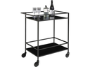 House Nordic Bartrolley Vita 79 x 68 cm, Schwarz