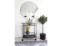 House Nordic Bartrolley Vita 79 x 68 cm, Schwarz