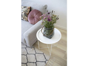 House Nordic Beistelltisch Bastia 50.5 x 46.8 cm, Weiss