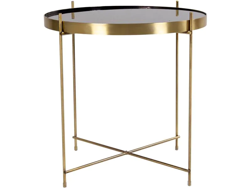 House Nordic Beistelltisch Venezia 48 x 48 cm, Gold