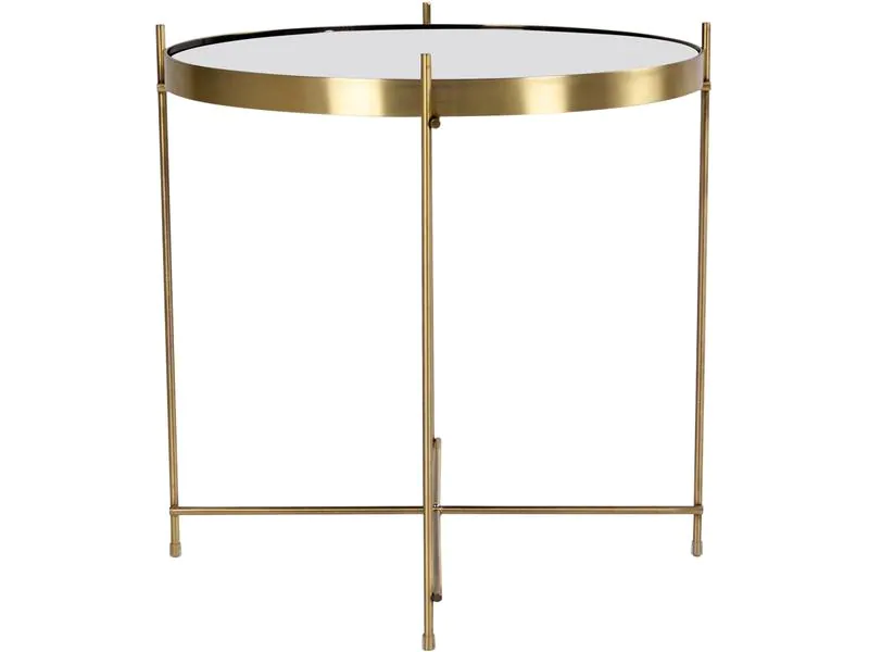 House Nordic Beistelltisch Venezia 48 x 48 cm, Gold