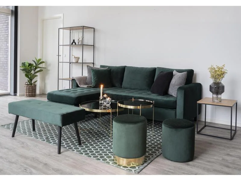 House Nordic Beistelltisch Venezia 48 x 48 cm, Gold