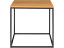 House Nordic Beistelltisch Vita 45 x 45 cm, Nature/Schwarz