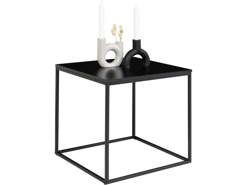 House Nordic Beistelltisch Vita 45 x 45 cm, Schwarz