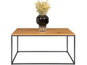 House Nordic Beistelltisch Vita 90 x 60 cm, Nature/Schwarz