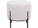 House Nordic Hocker Alford 37 x 35.5 cm, Schwarz/Weiss