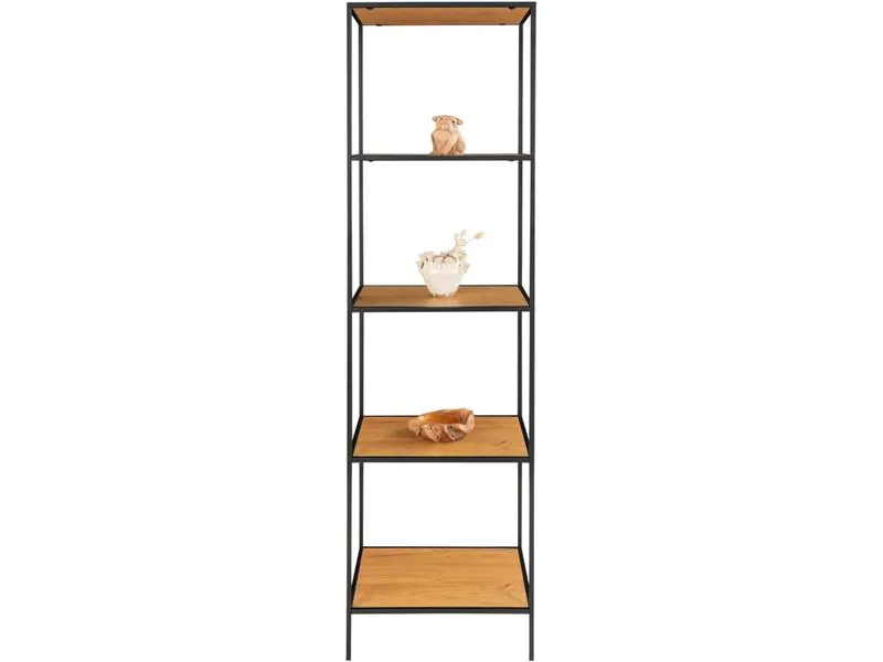 House Nordic Regal Vita 170 x 51 cm, Nature/Schwarz